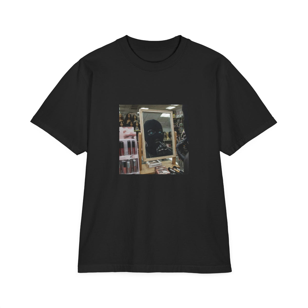 DK Mirror Ski Mask Tee - Shaka Garment-Dyed